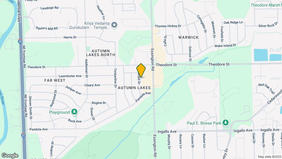 1414 Lakewood Dr Mapa y Detalles de la Ubicación