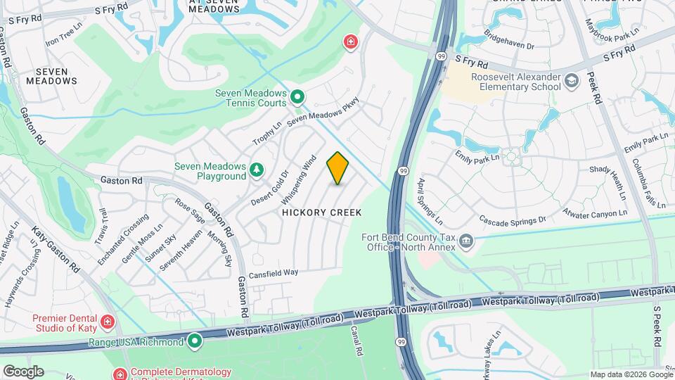 7203 Glen Rosa Dr Map and Location Details