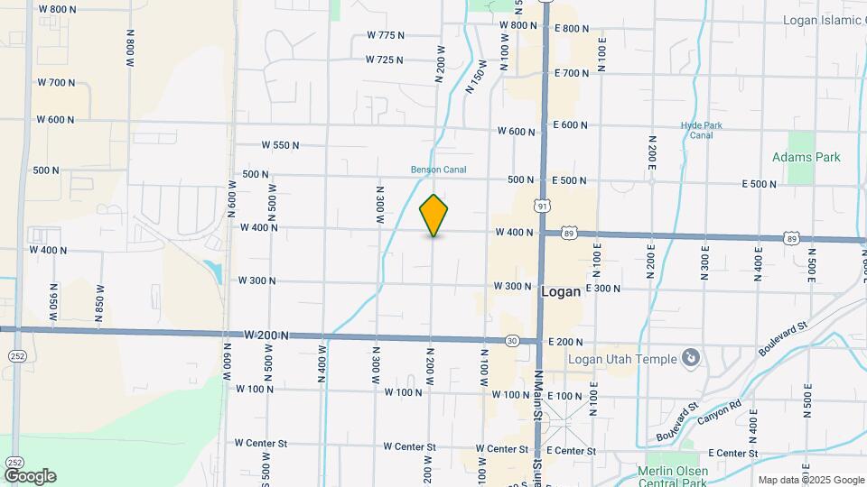 382 N 200 W Map and Location Details