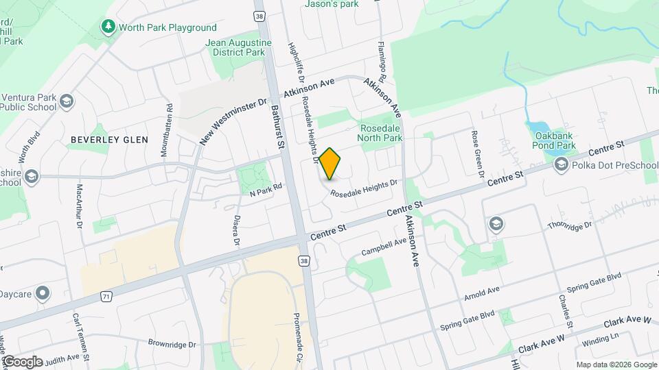 138 Rosedale Heights Dr Map and Location Details