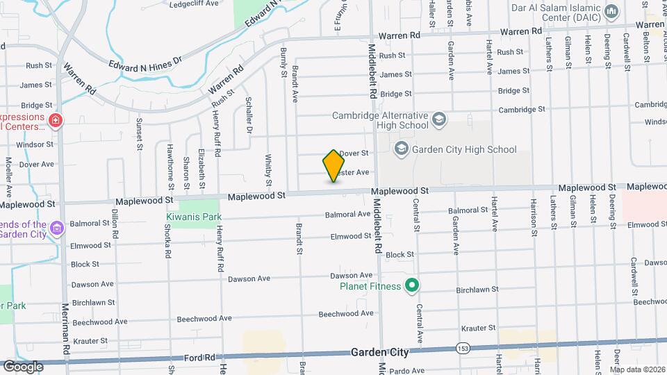29594 Maplewood St Map and Location Details