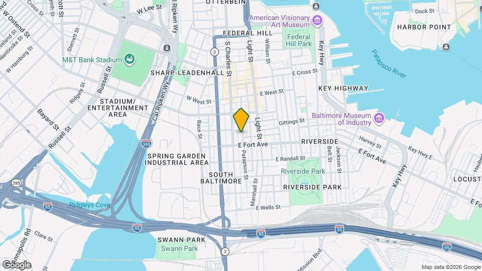 1438 Patapsco St Map and Location Details