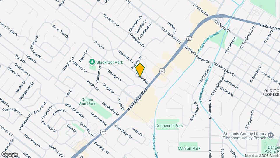 650 Florland Dr Map and Location Details