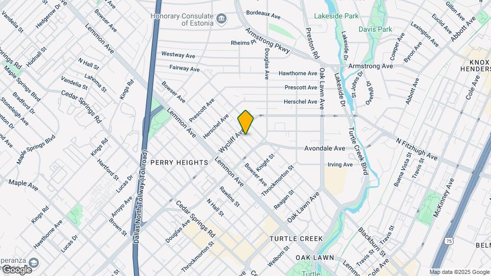 4222 Holland Ave Map and Location Details