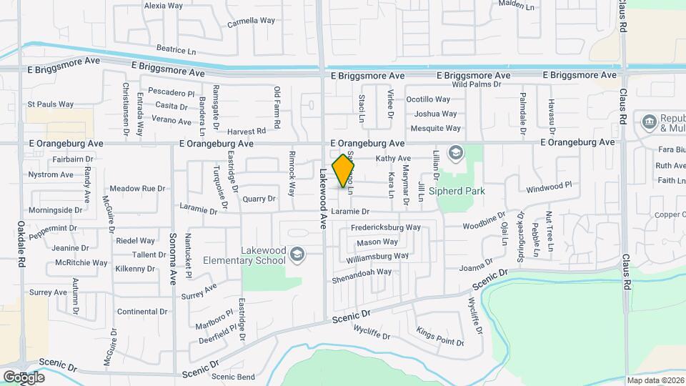 1200 Lakewood Ave Map and Location Details