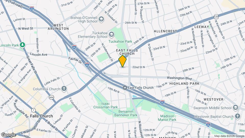 2204 N Tuckahoe St Map and Location Details