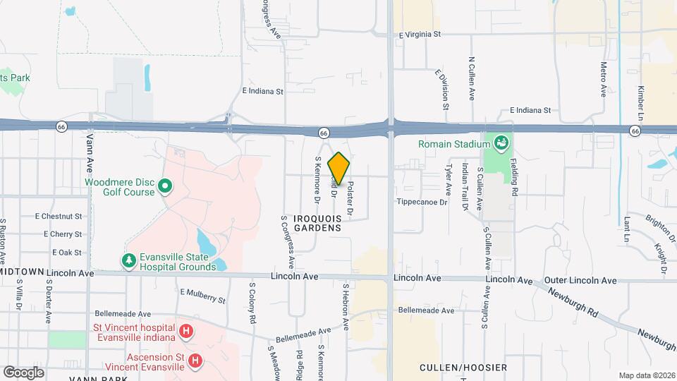 222 Euclid Dr Mapa y Detalles de la Ubicación