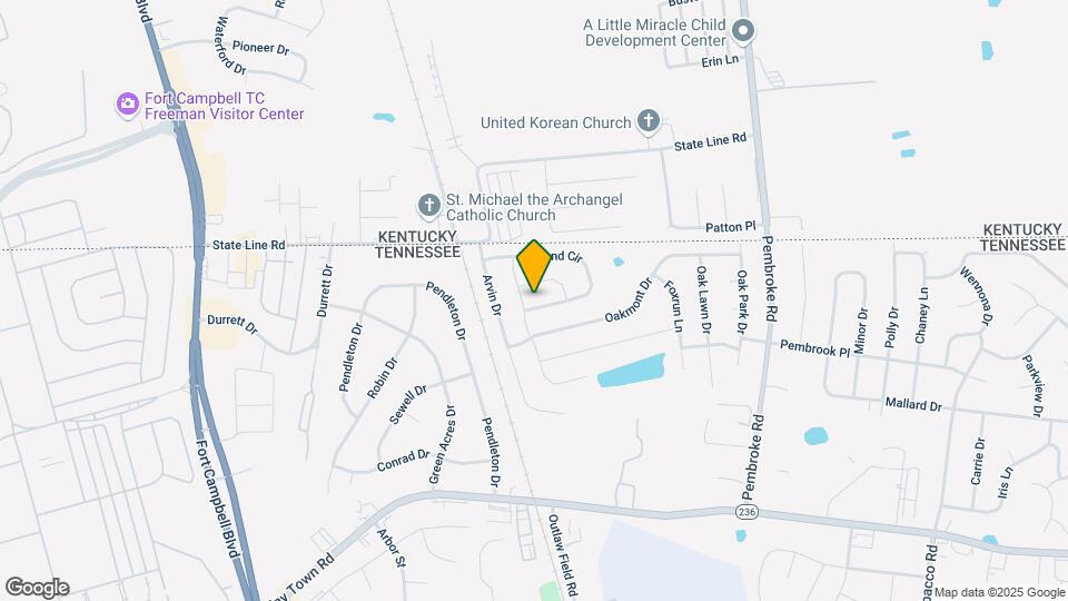 503 Falkland Cir Map and Location Details