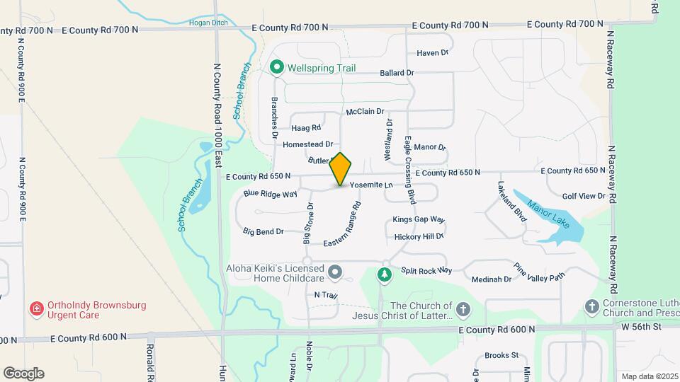 10127 Yosemite Ln Map and Location Details