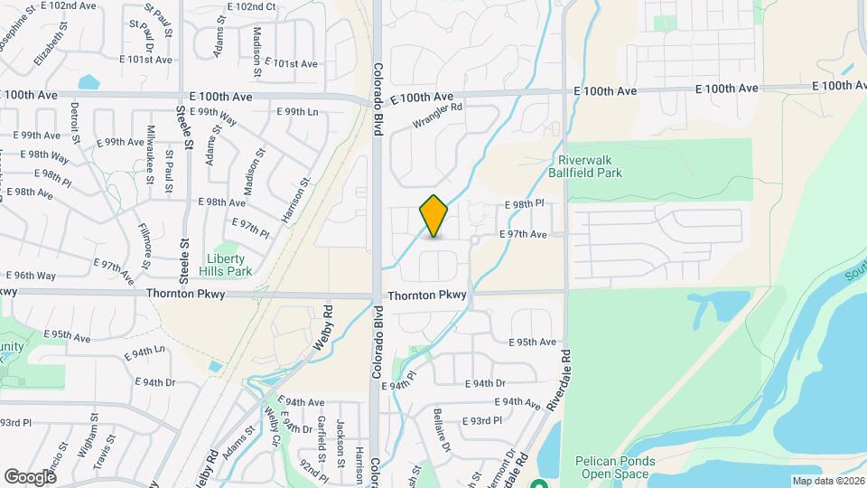 4363 E 96th Way Mapa y Detalles de la Ubicación