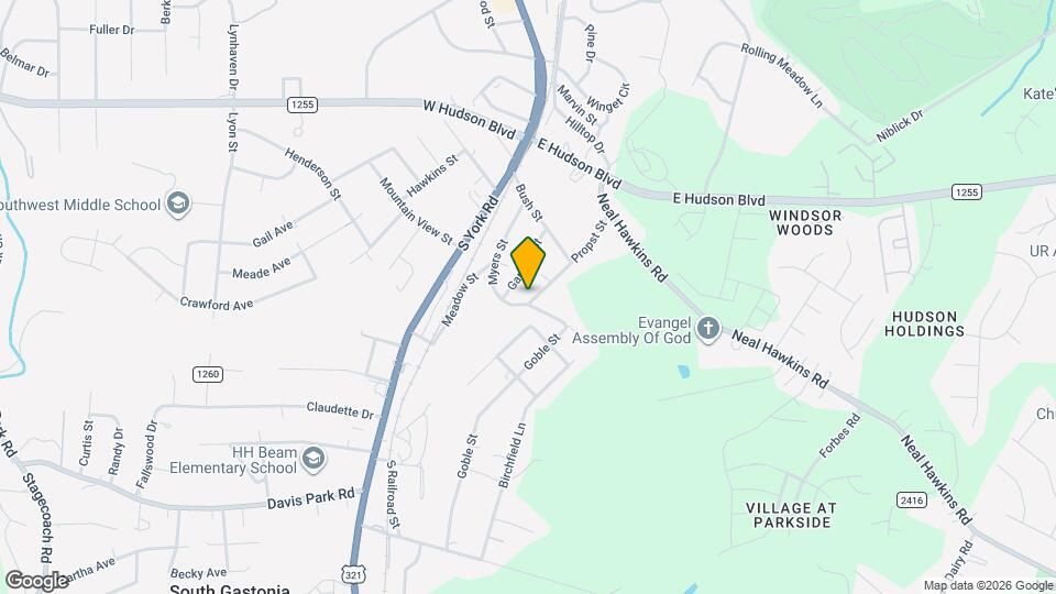 2525 Propst St Map and Location Details