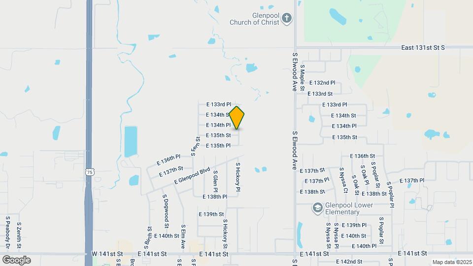 13508 S Hickory Pl Map and Location Details