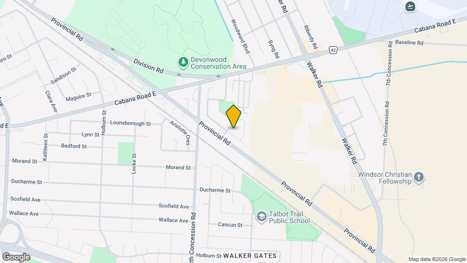 4012 Acorn Cres Map and Location Details