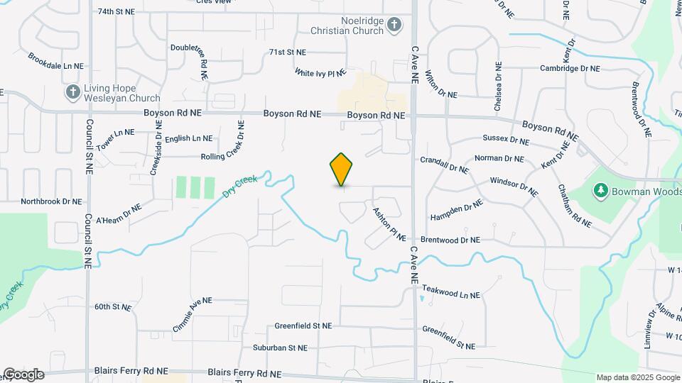 721 Broderick Dr NE Map and Location Details