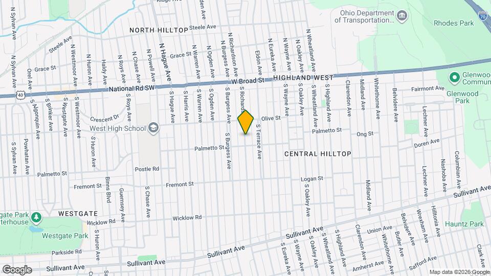 172 S Richardson Ave Map and Location Details