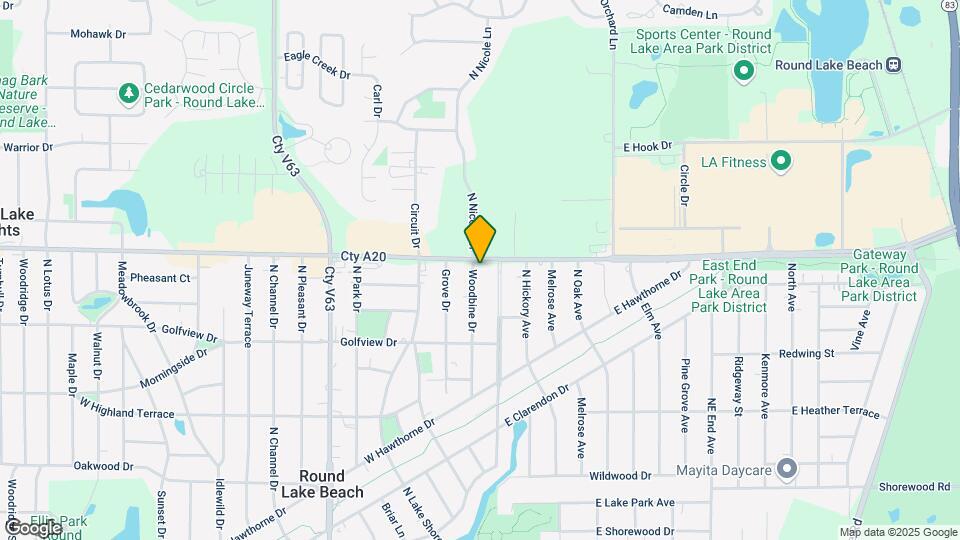1627 Woodbine Dr Map and Location Details