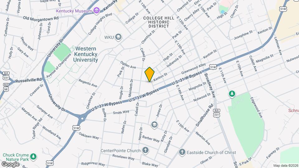 1530 Kenton St Map and Location Details