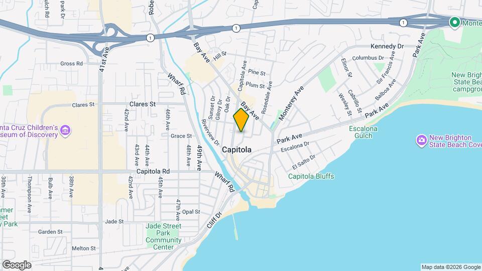 519 Burlingame Ave Map and Location Details