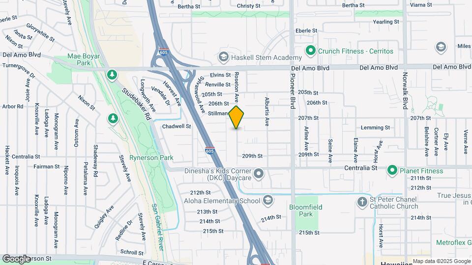 20735 Roseton Ave Map and Location Details