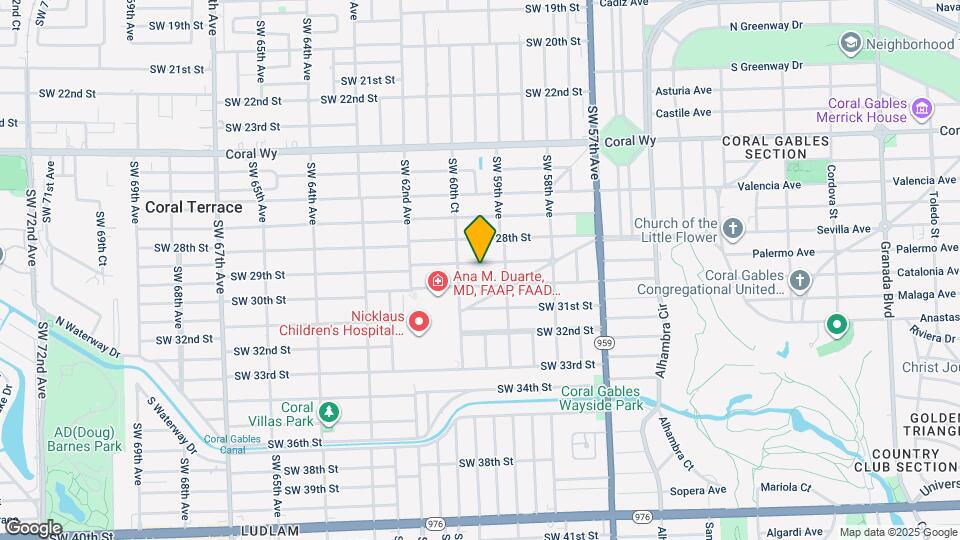 5950 SW 29th St Map and Location Details
