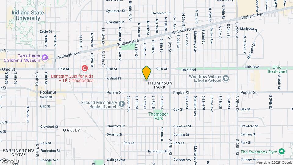 316 S 16th St Map and Location Details