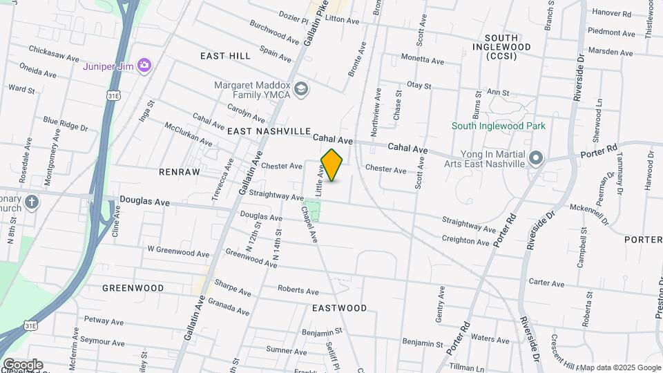 1510 Ward Ave Map and Location Details