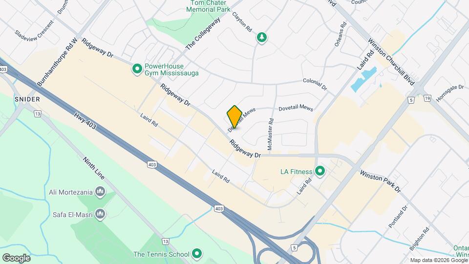 3436 Dovetail Mews Map and Location Details