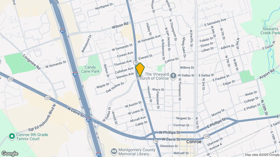 716 W Dallas St Map and Location Details