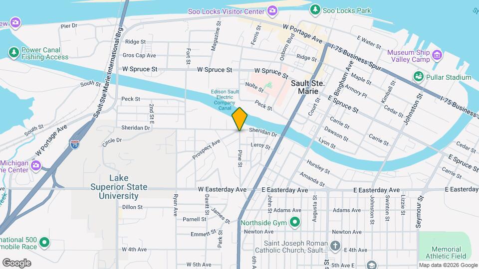 709 Prospect Ave Map and Location Details