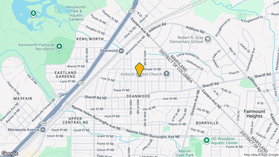 1107 48th Pl NE Map and Location Details