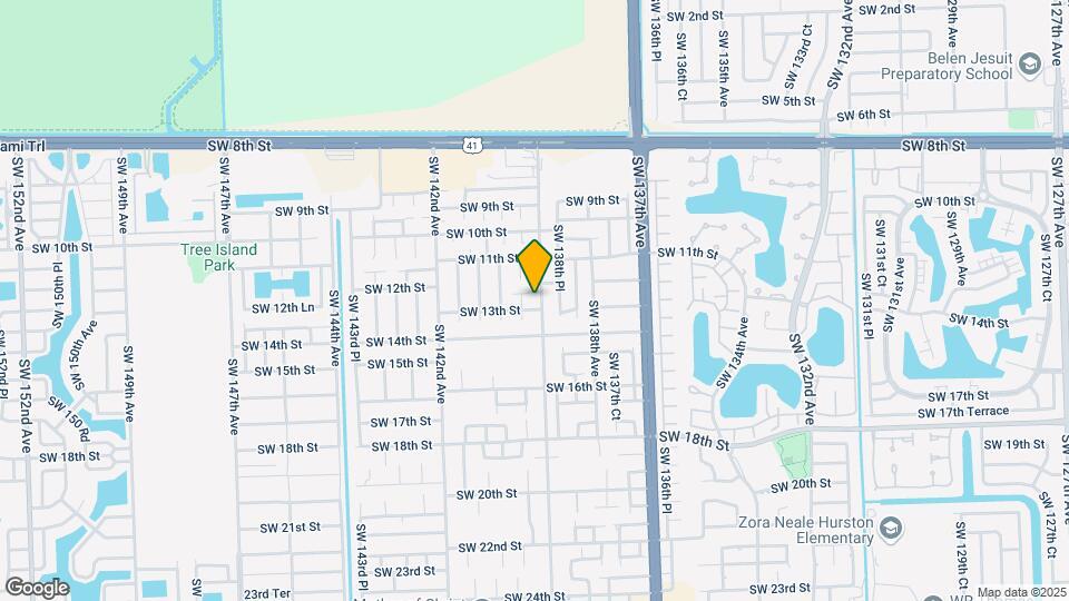 1260 SW 139th Ave Map and Location Details