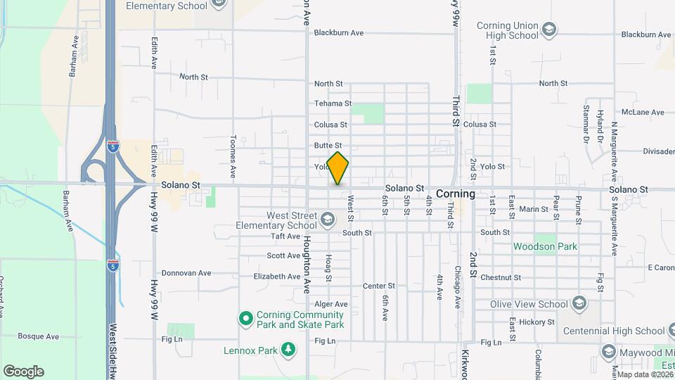 1517 Solano St Map and Location Details