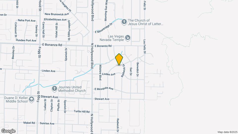 6889 Beverly Glen Ave Map and Location Details