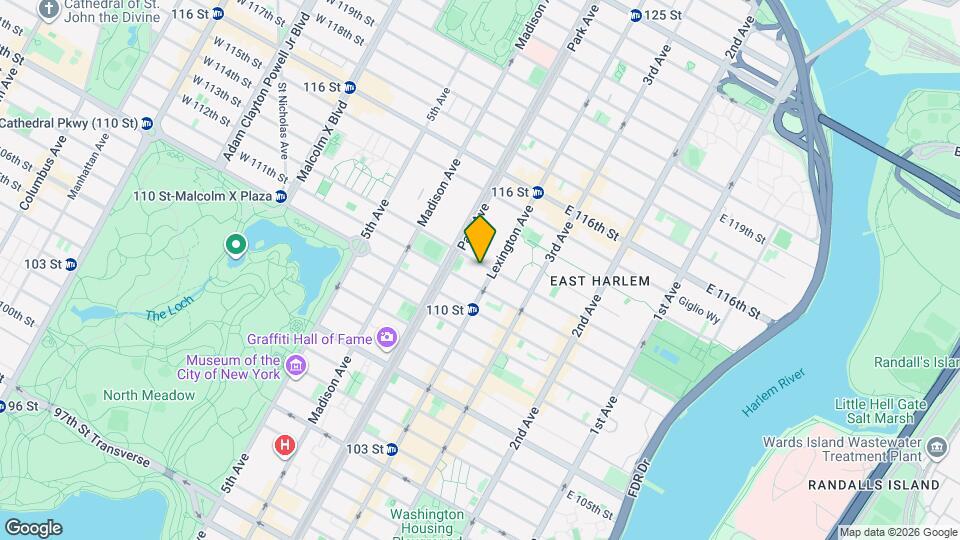 132-136 E 112th St Map and Location Details