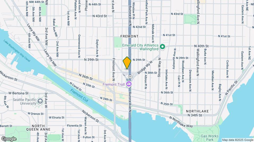 816 N 38th St Map and Location Details
