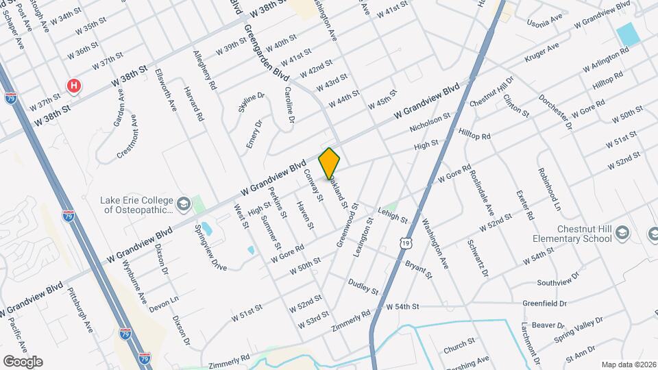 4710 Oakland St Map and Location Details