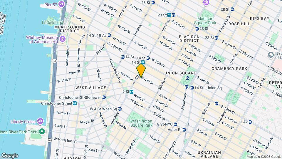 78 W 12th St Map and Location Details