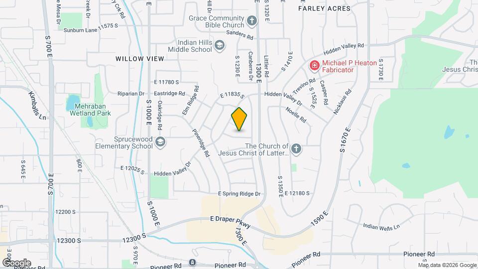 1243 Forest Ridge Rd Map and Location Details