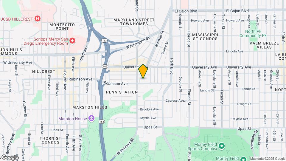 1430 Robinson Ave Mapa y Detalles de la Ubicación
