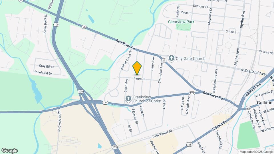 203 N Electra St Map and Location Details