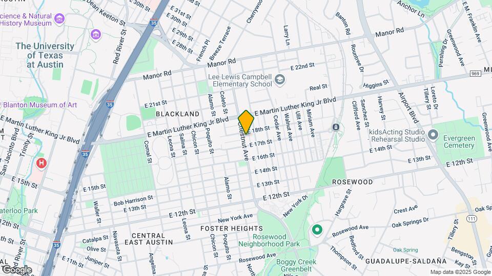 1707 Chestnut Ave Mapa y Detalles de la Ubicación