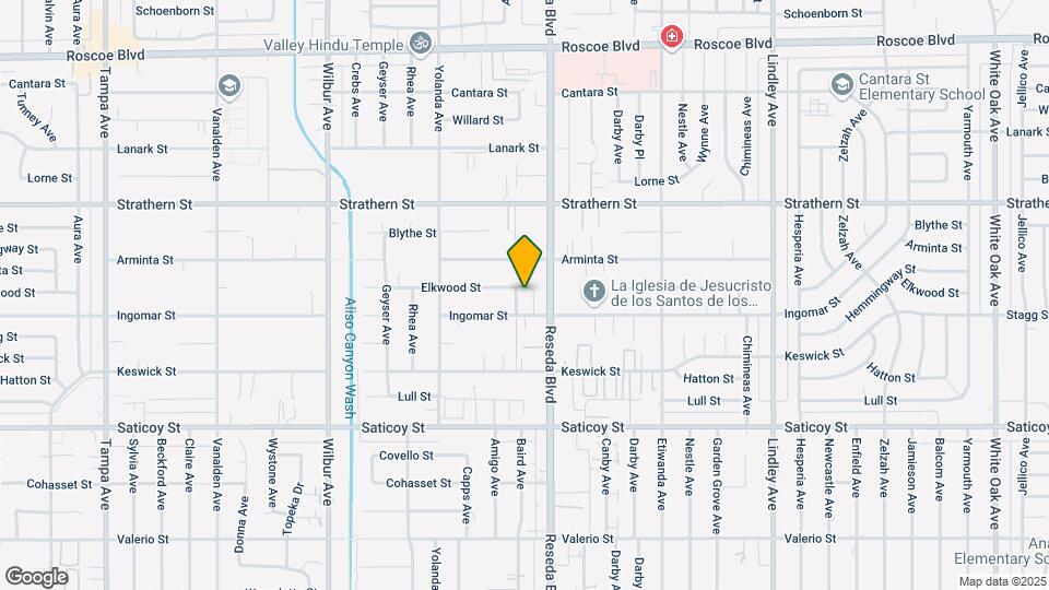 7820 Baird Ave Map and Location Details