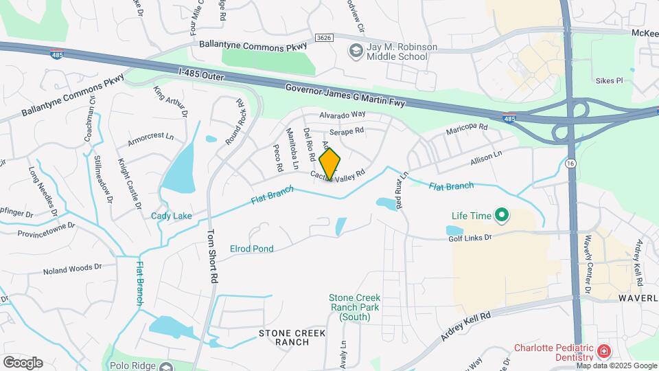 5905 Cactus Valley Rd Map and Location Details