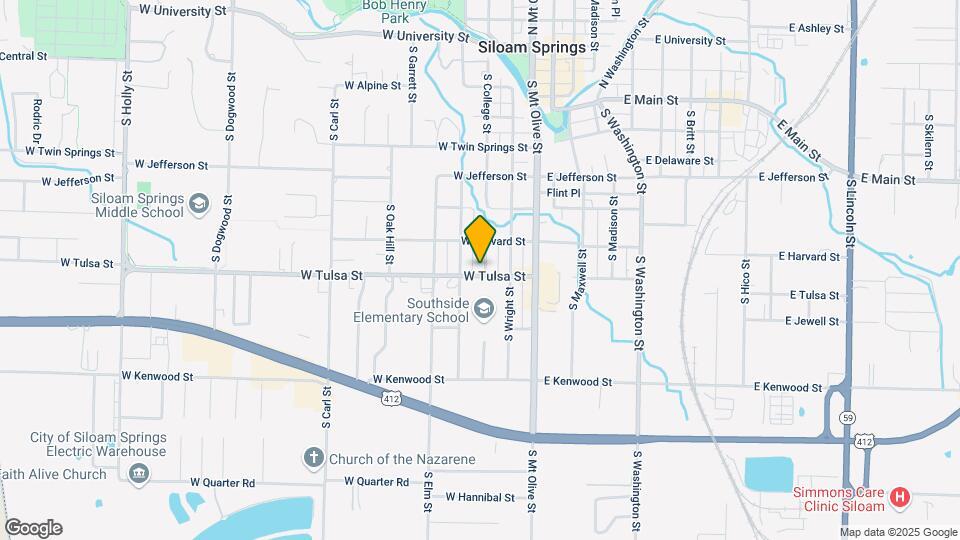 722 S College St Map and Location Details