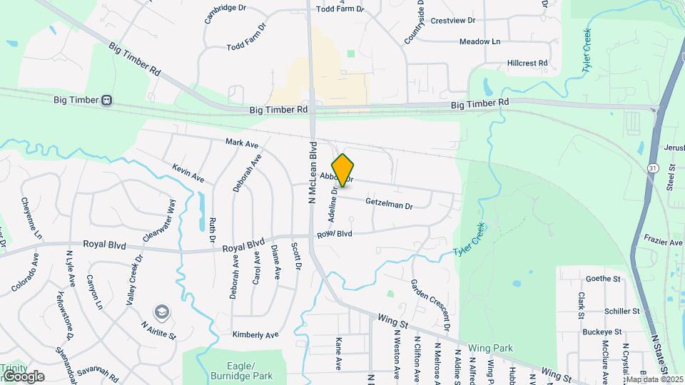 1450 Getzelman Dr, Unit 2E Map and Location Details