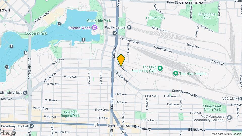 Archetype Residences Map and Location Details