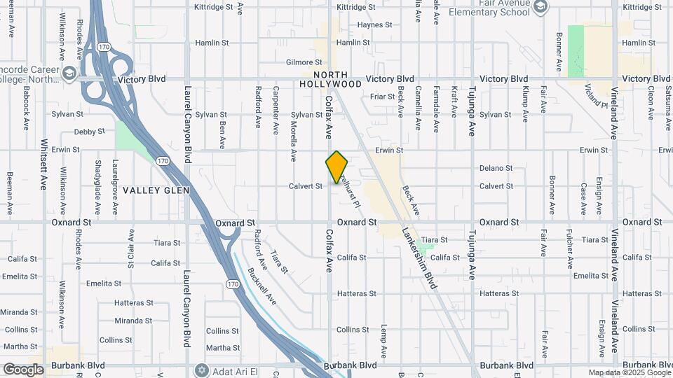 6060 Colfax Ave Map and Location Details