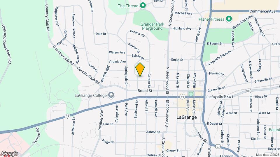 500 W Haralson St Map and Location Details