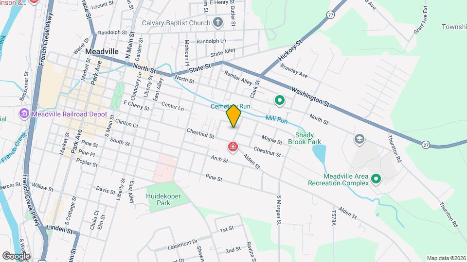 896 Porter St, Unit 896 A Map and Location Details