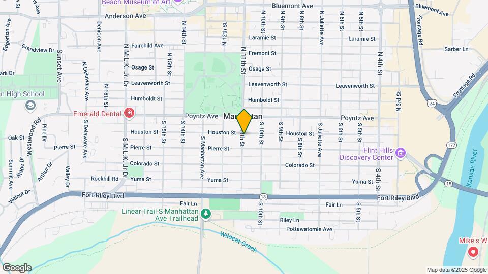 1029 Houston St, Unit 1 Mapa y Detalles de la Ubicación